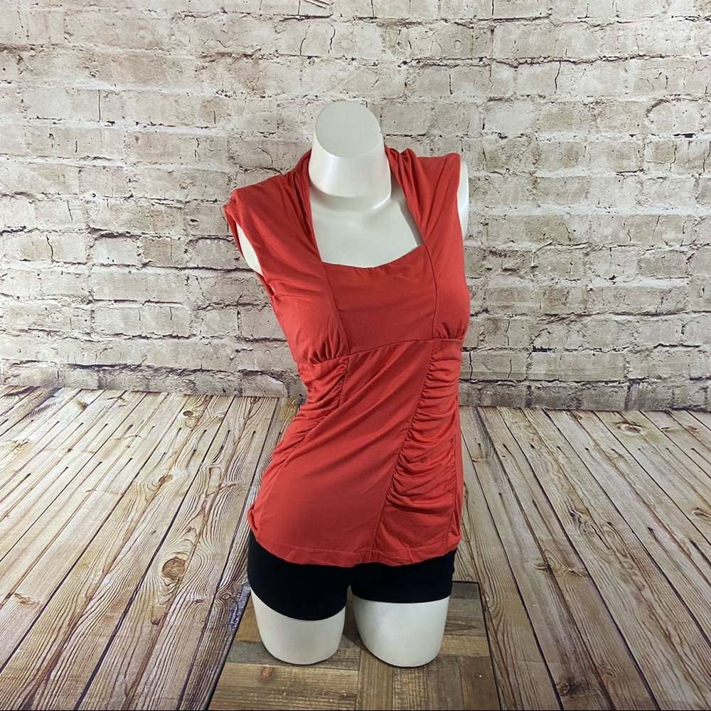 Orange Banana Republic sleeve top top size small - Picture 2 of 9